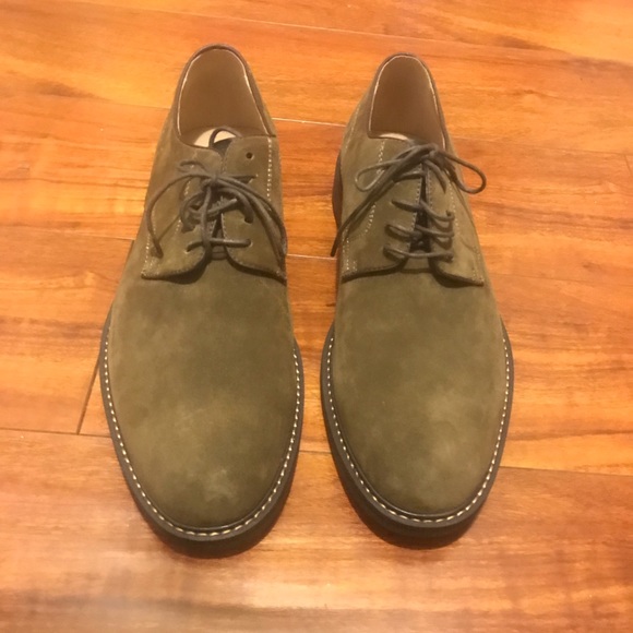 1901 Men’s Camel/Tan Leather Oxfords 13M - Picture 3 of 4